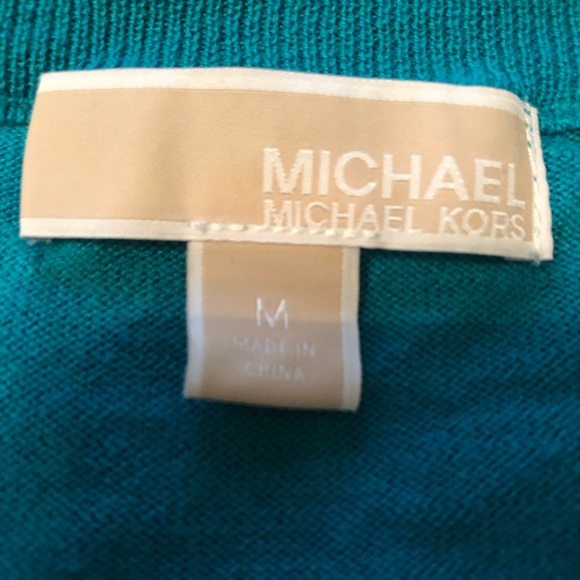 Michael Kors Faux Layered Shirt Sweater Combo - Picture 2 of 4